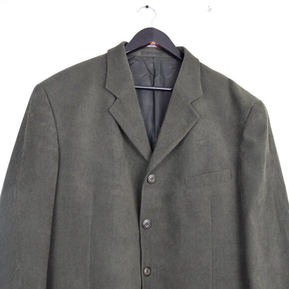 MASSIMO Moda Collezione Vintage Men's Woven Button Suit Blazer Jacket - Picture 2 of 6